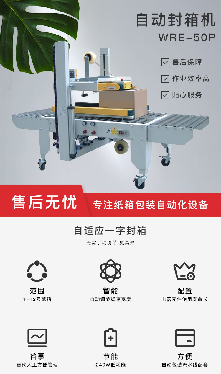 全自动化封箱机WRE-50P