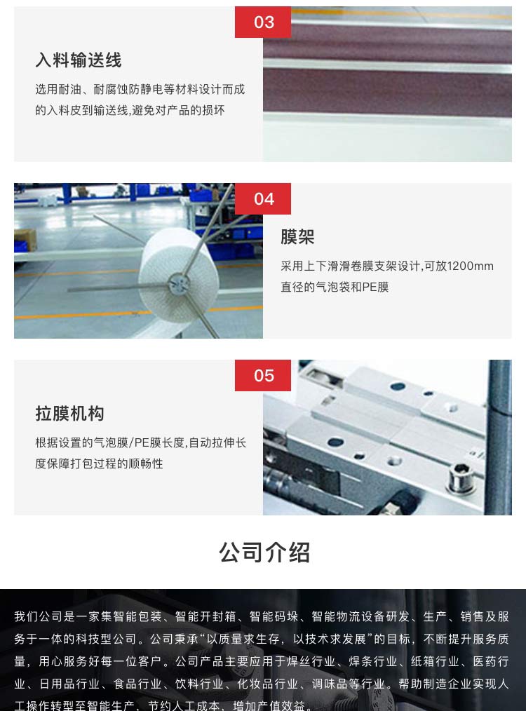 天津华万快递打包机器人